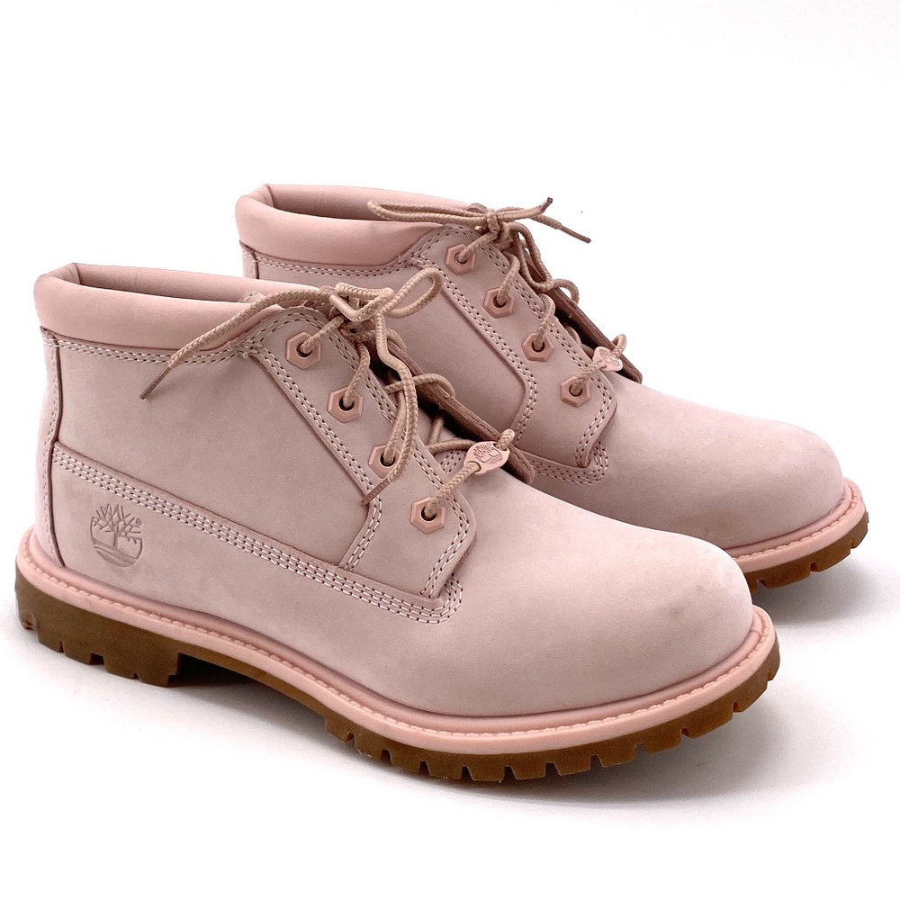 Pale Pink Nellie Waterproof Chukka Boots